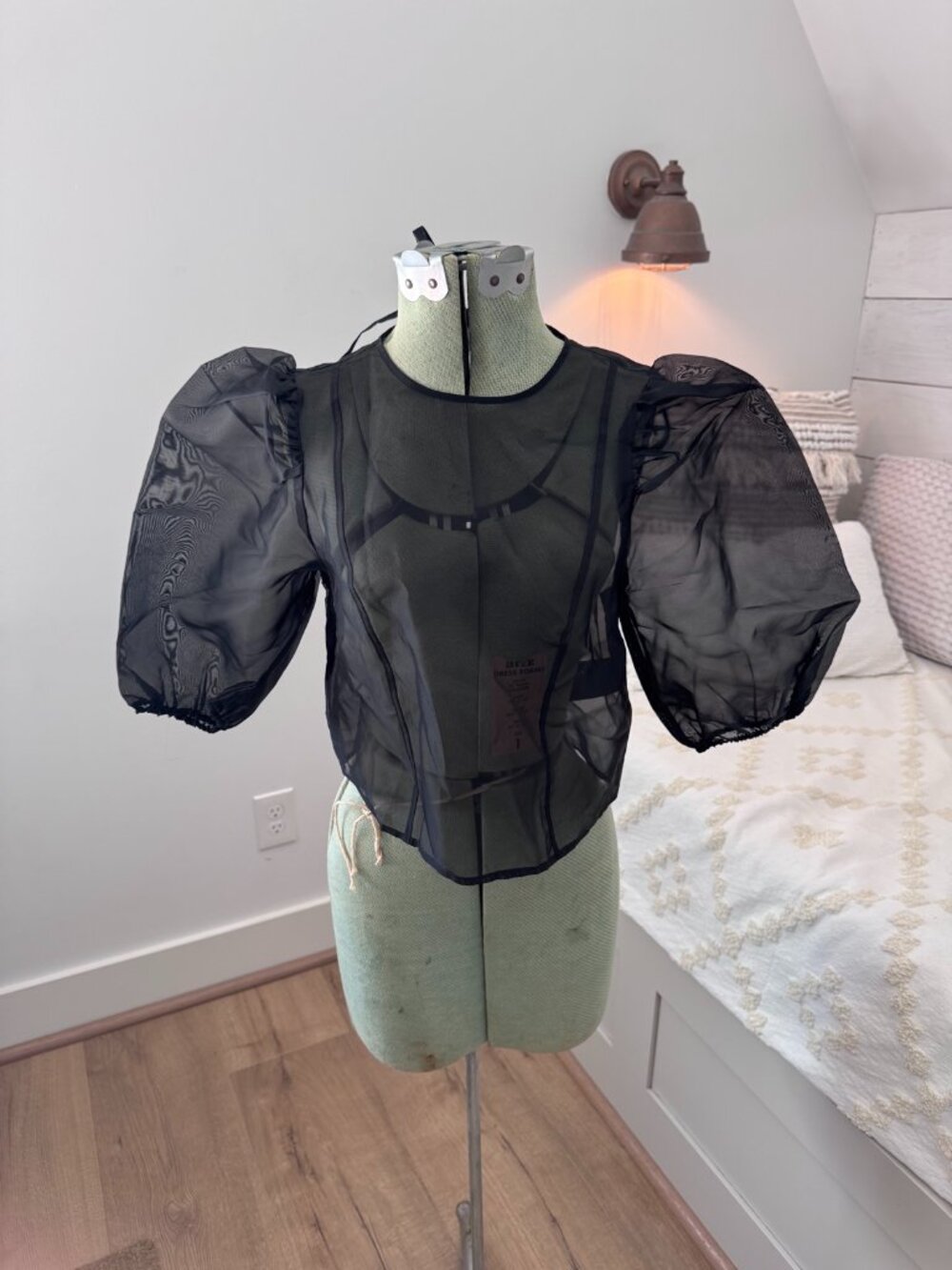 H&M | Black Sheer Top | S